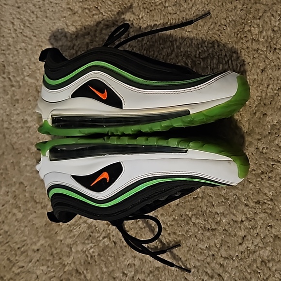 Nike Air Max 97 'City Pride Dallas Home' Black Green Sneaker sz 5.5Y - Picture 6 of 8